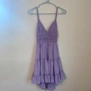 Lavender mini dress with tags